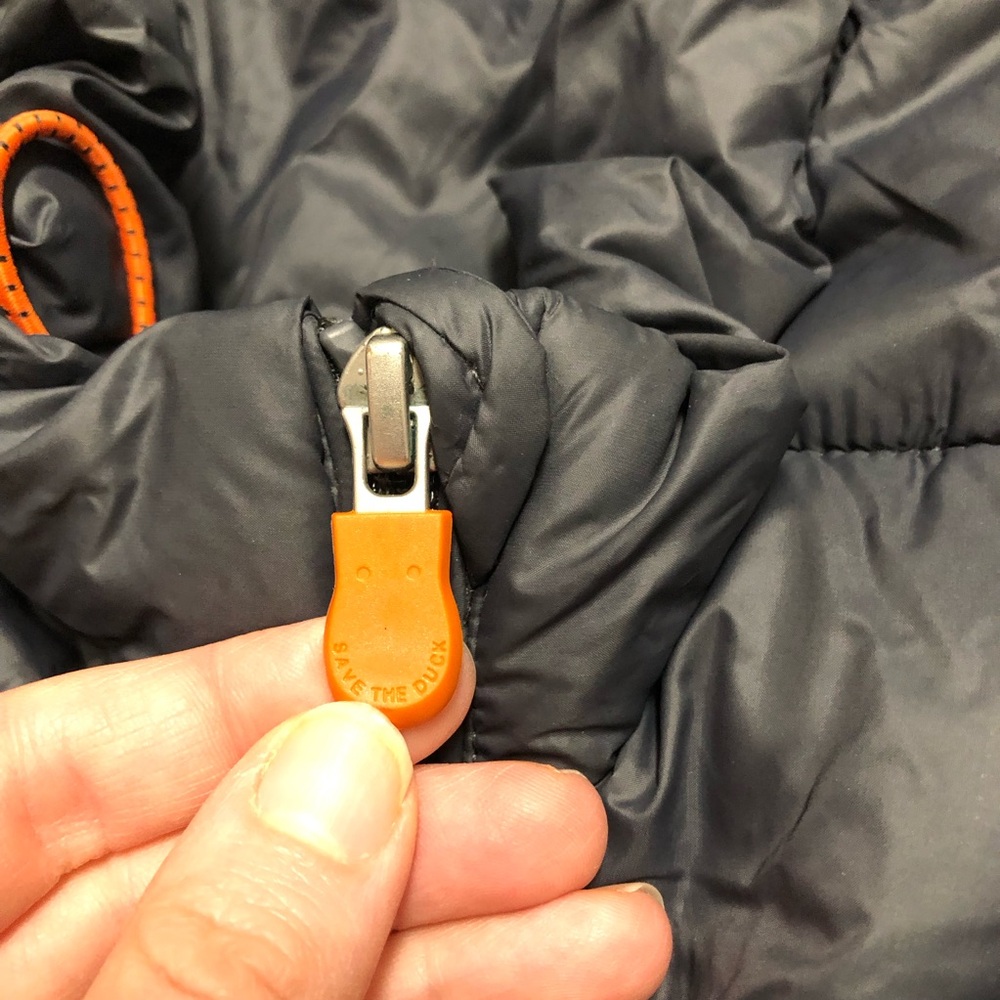Save the Duck Women’s Ultralight Jacket Long Puffer Lightweight Down Alternative - Picture 3 of 14